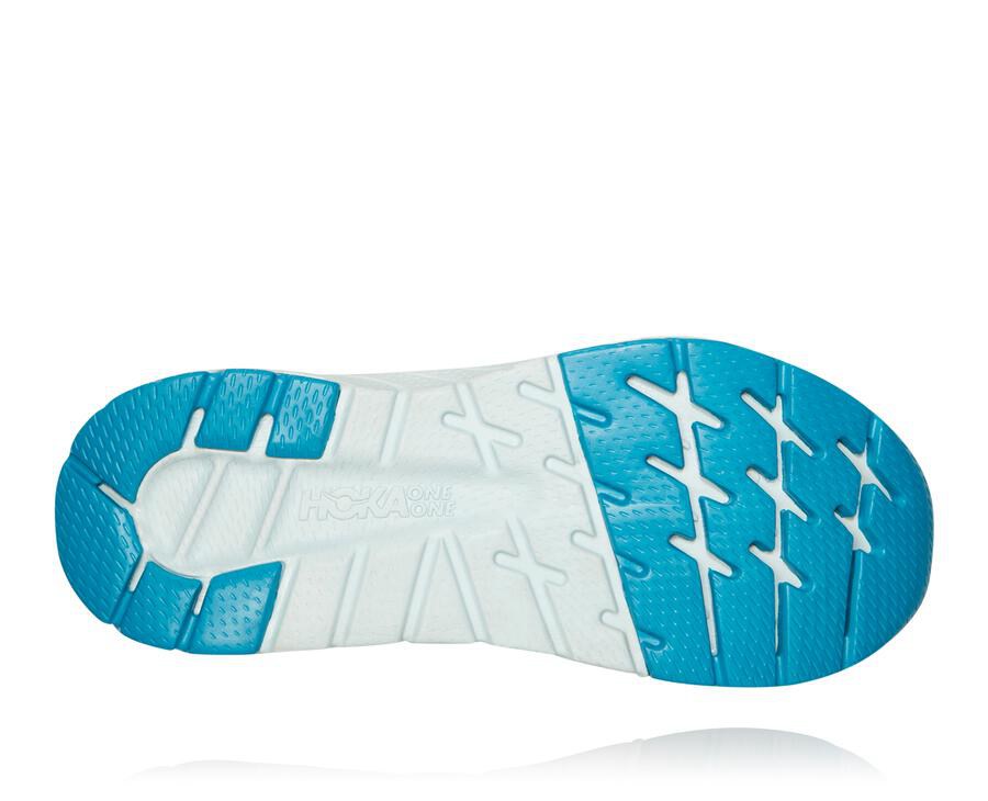 Zapatos Para Caminar Hoka One One Mujer Azules - Cavu 3 - QCYF25643